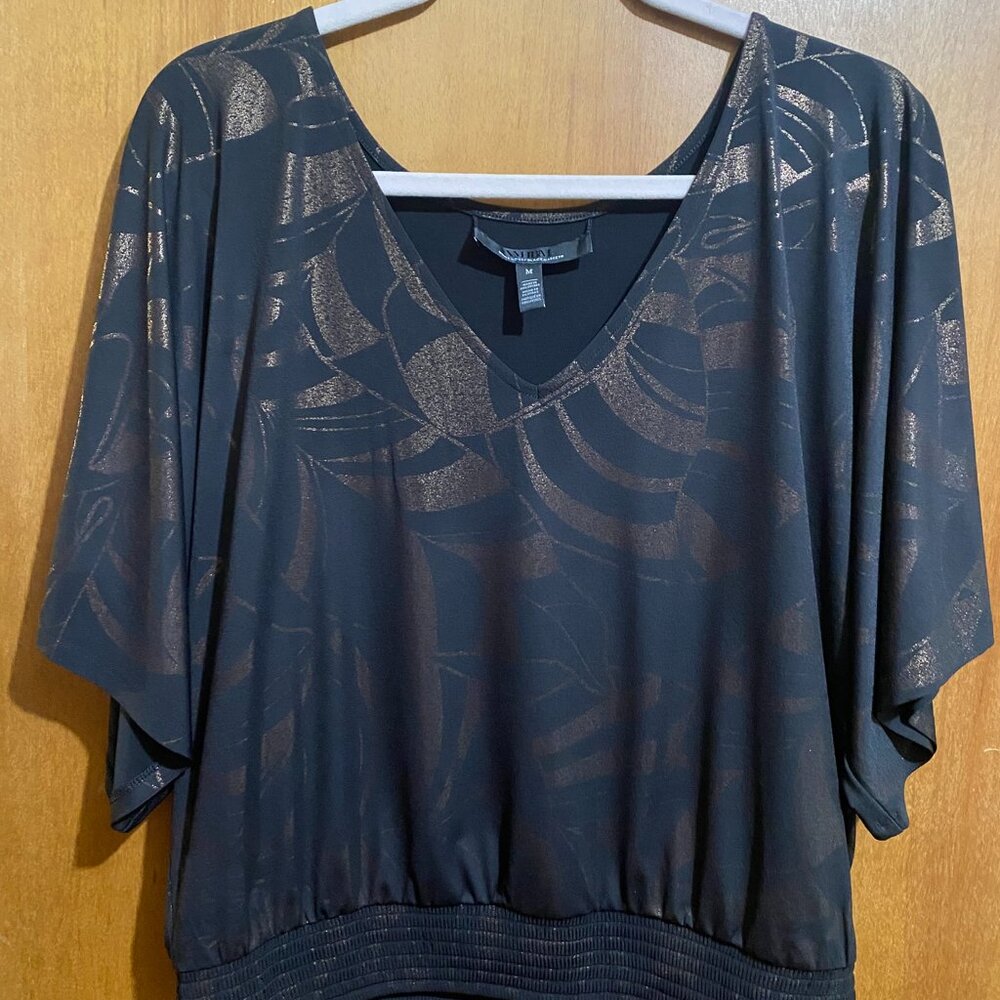 White House Black Market Dolman Sleeve Crop Blouse